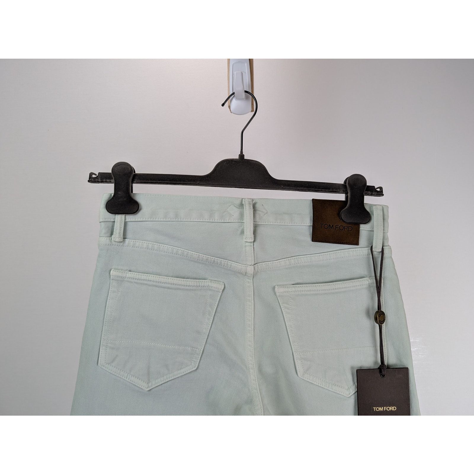 Tom Ford o1rshd1 Slim Denim Jeans in Light Mint Green Size US 30 / EU 46 - 9 Thumbnail