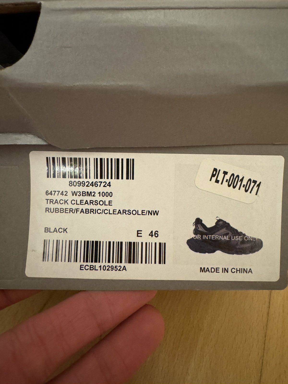 Balenciaga Balenciaga Track Clearsole Triple Black Size US 13 / EU 46 - 16 Thumbnail
