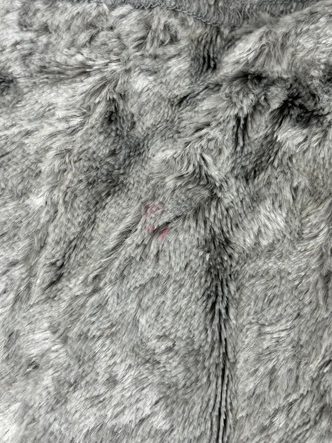 Armani Armani Grey Velvet Faux Fur Jacket Size M / US 6-8 / IT 42-44 - 11 Thumbnail