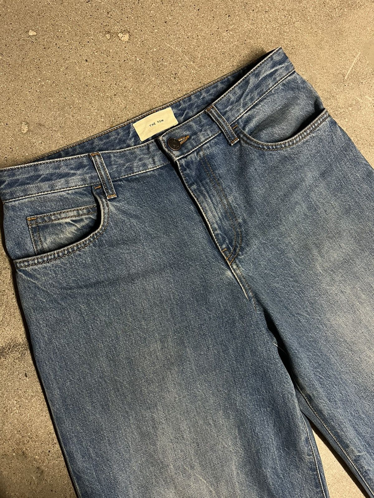 【THE ROW】egli high-rise wide-leg ジーンズ The Row Egli High Rise Wide Leg Jeans | Grailed