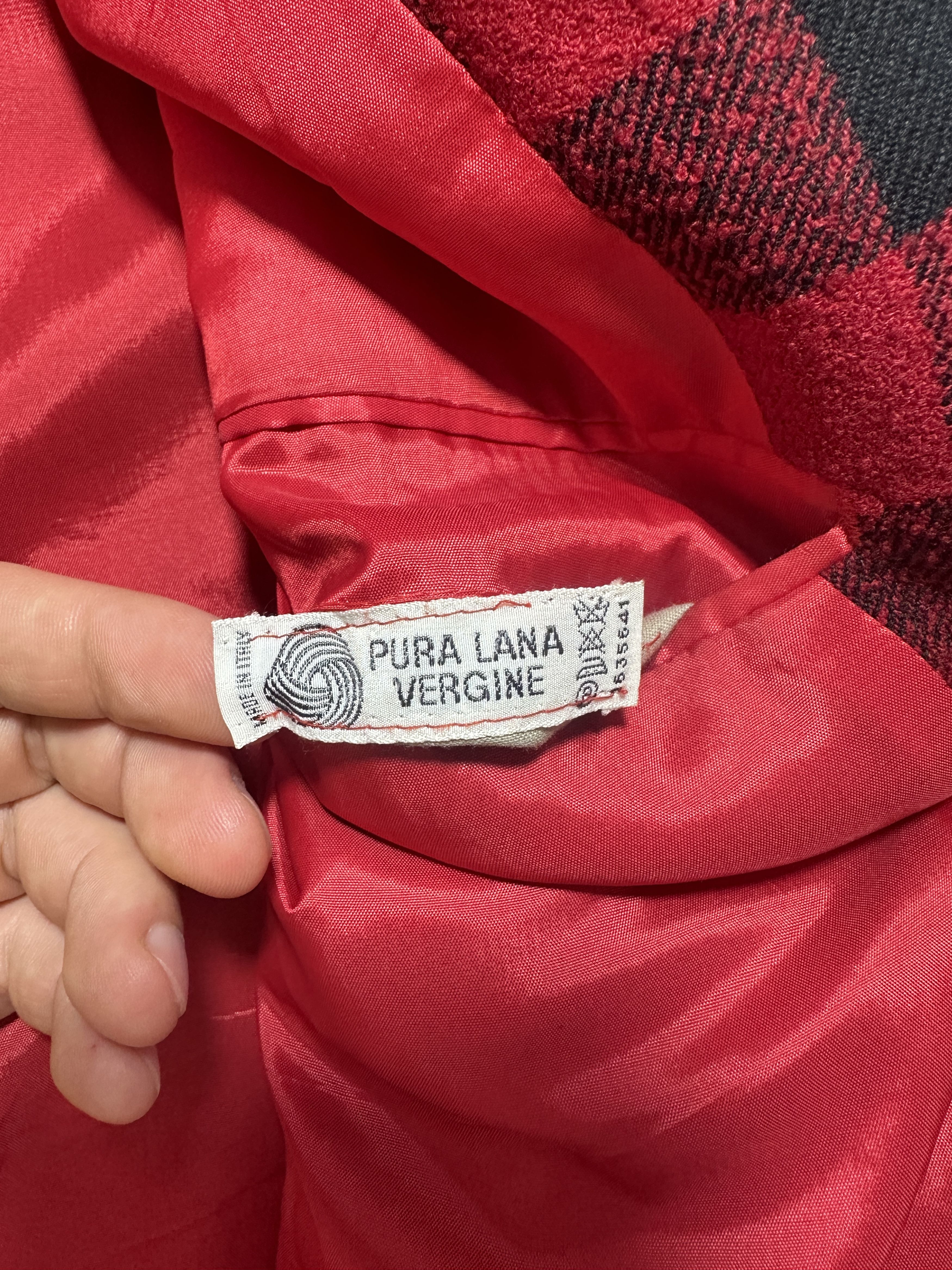 Versace Gianni Versace Virgin Wool Buffalo Check Blazer IT 50R Size 50R - 7 Thumbnail