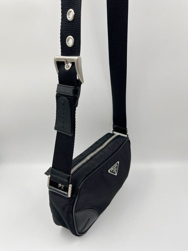Prada Authentic PRADA Nylon Crossbody Camera Bag Size ONE SIZE - 4 Thumbnail