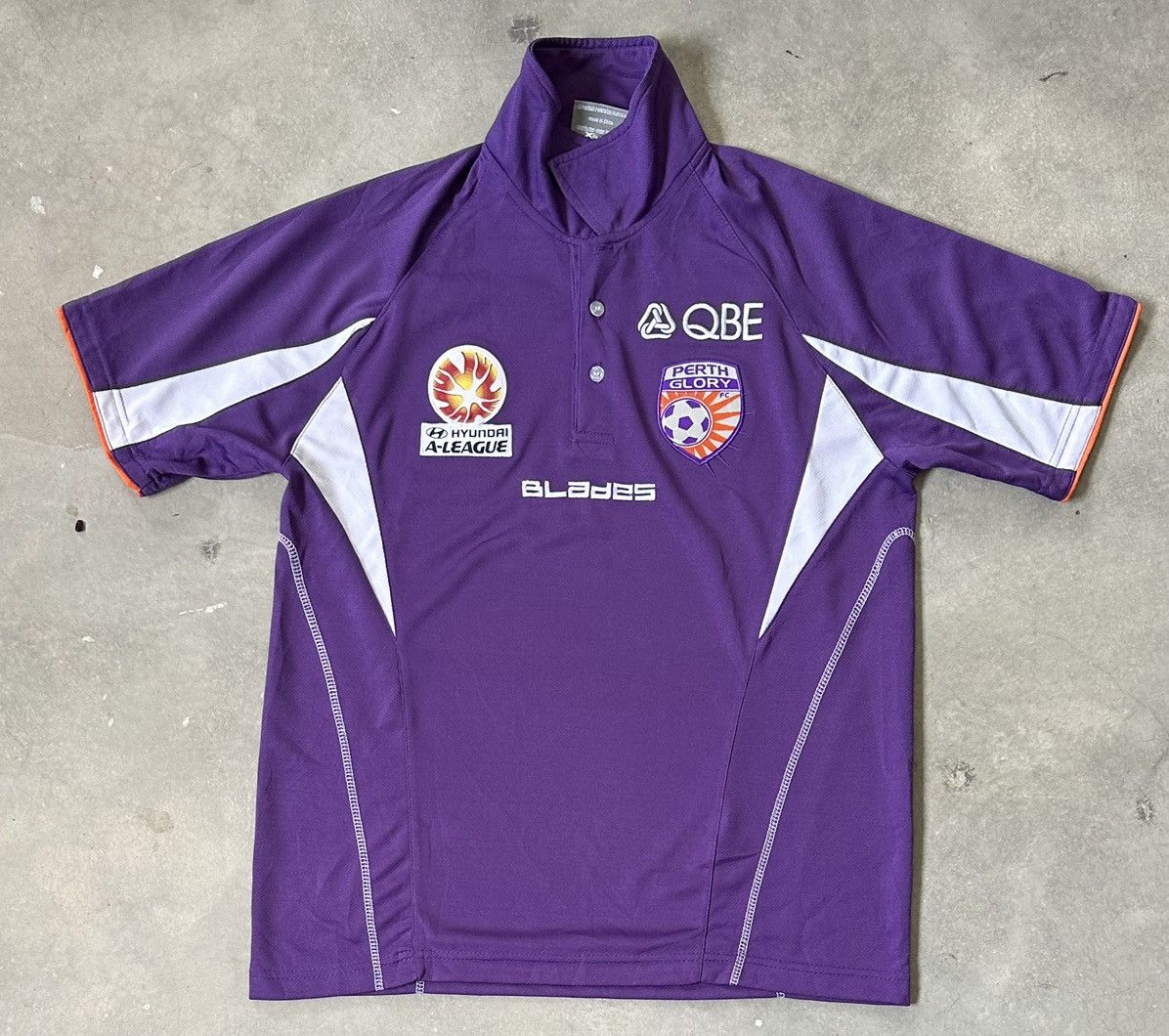 Vintage PERTH GLORY HYUNDAI A-LEAGUE POLO JERSEY Size US M / EU 48-50 / 2 - 1 Thumbnail