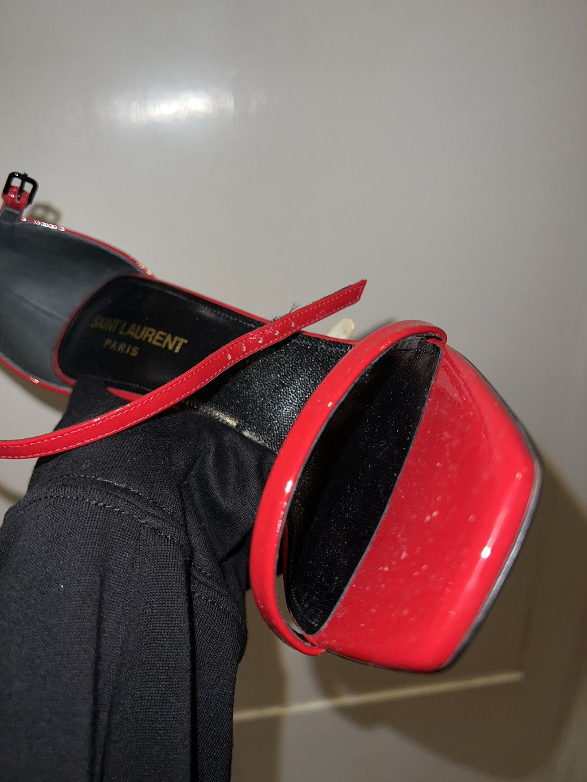 Yves Saint Laurent SAINT LAURENT OPYUM SANDALS Size US 7 / IT 37 - 11 Thumbnail
