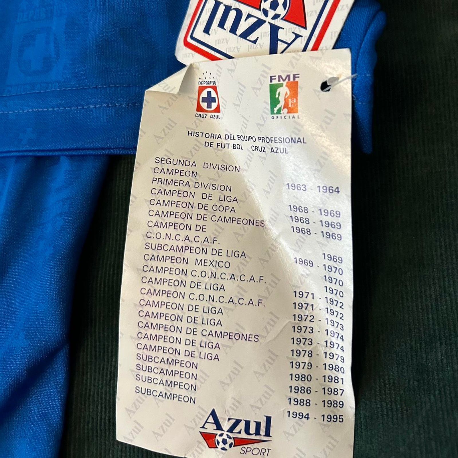 Other vintage cruz azul jersey Size US S / EU 44-46 / 1 - 3 Thumbnail