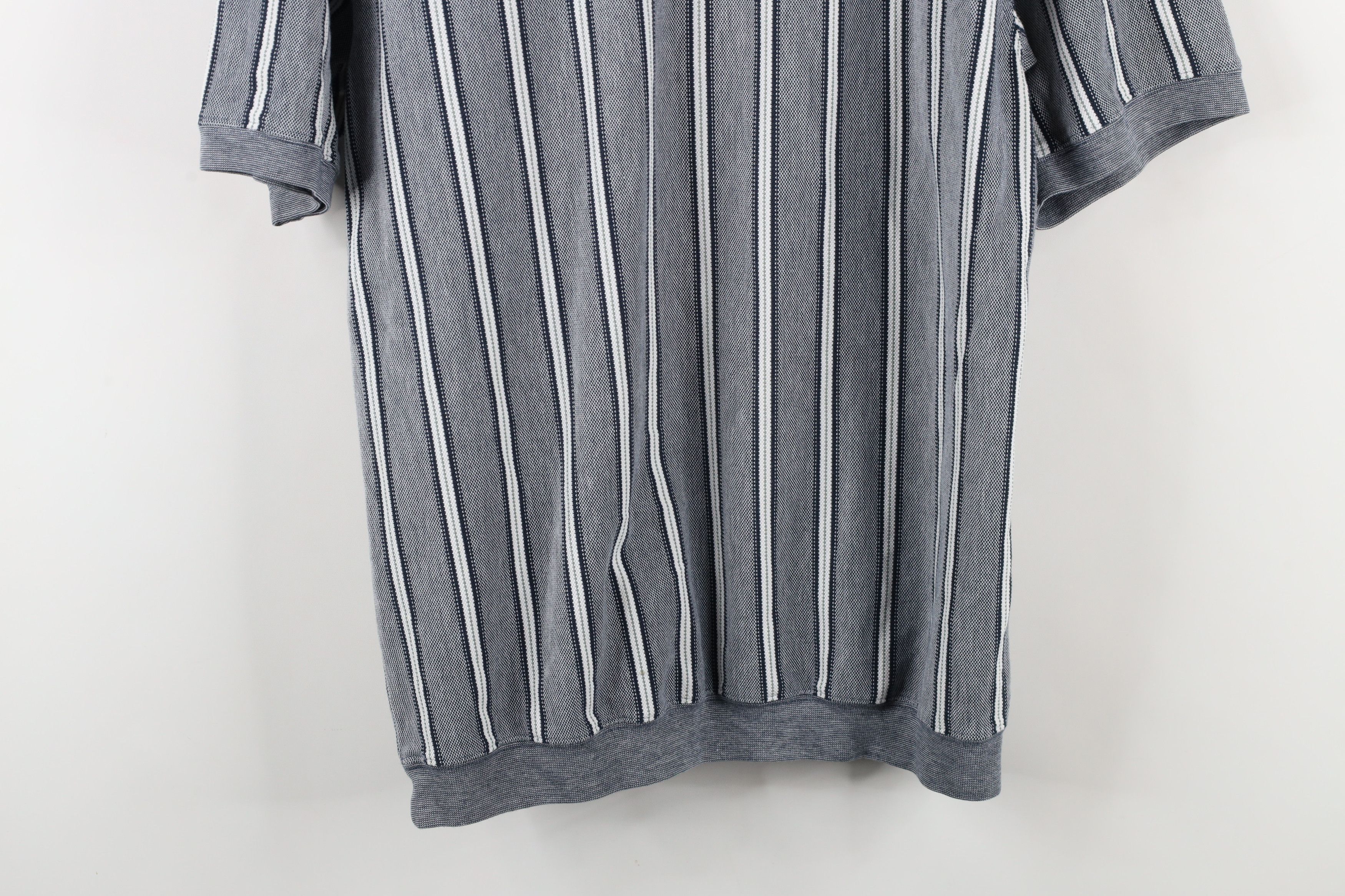 Vintage Vintage 90s Streetwear Block Collared Pullover Polo Shirt Size US L / EU 52-54 / 3 - 10 Thumbnail