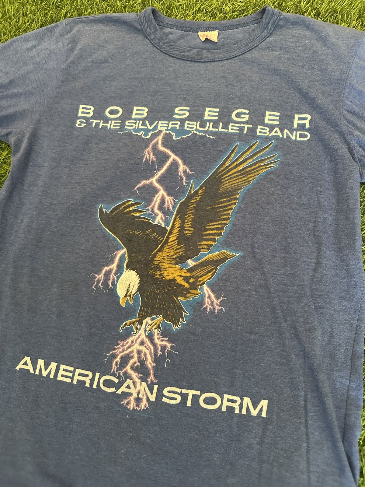 Band Tees Vintage bob seger 80s american storm 1986 t shirt size M Size US M / EU 48-50 / 2 - 3 Thumbnail