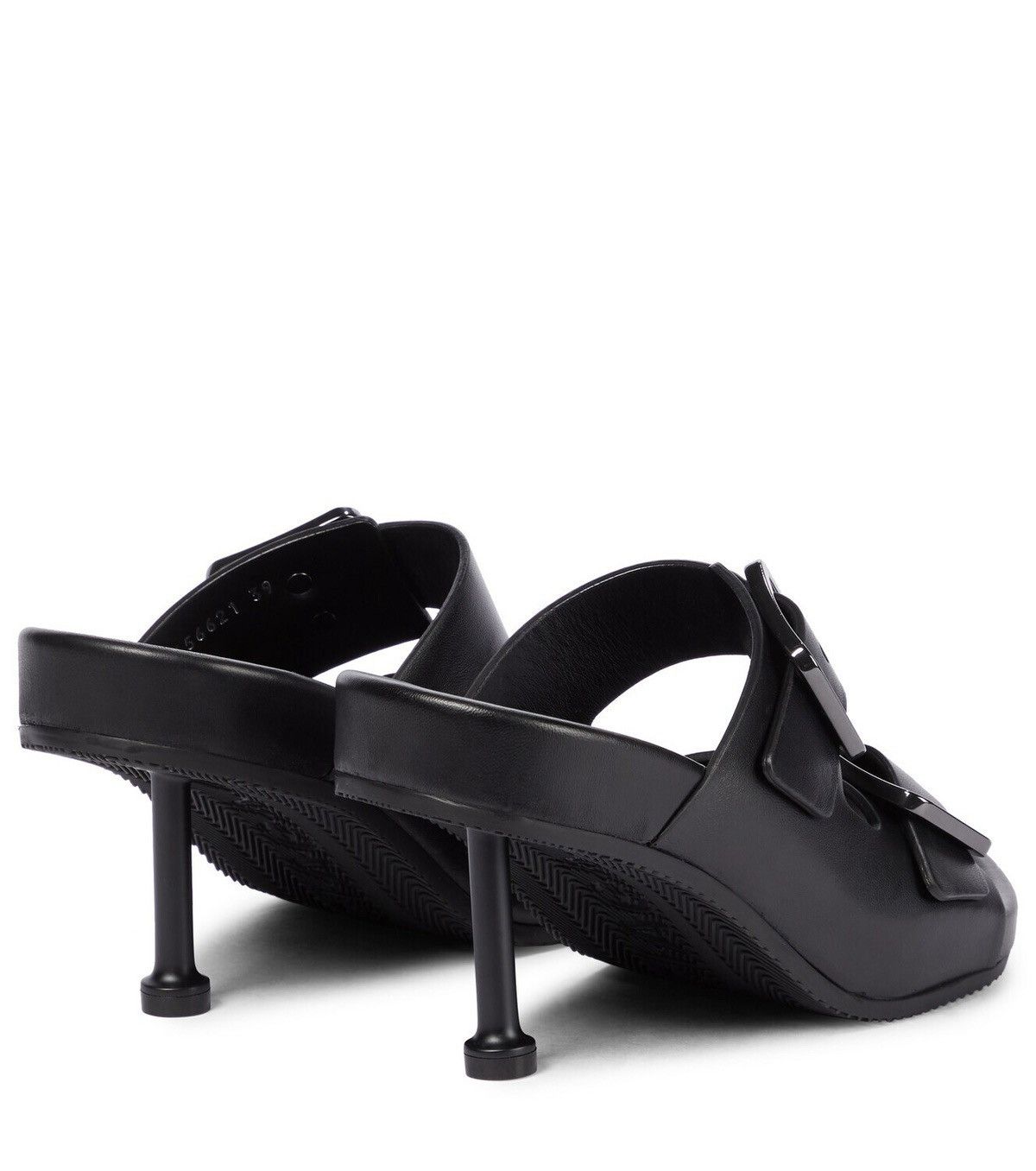 Balenciaga Balenciaga Mallorca heel sandals in black leather Size US 8 / IT 38 - 3 Thumbnail