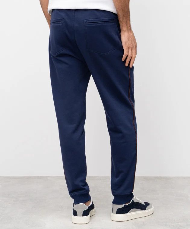 Brunello Cucinelli o1y0526 Jogger & Sweatpant in Blue Size US 36 / EU 52 - 3 Thumbnail