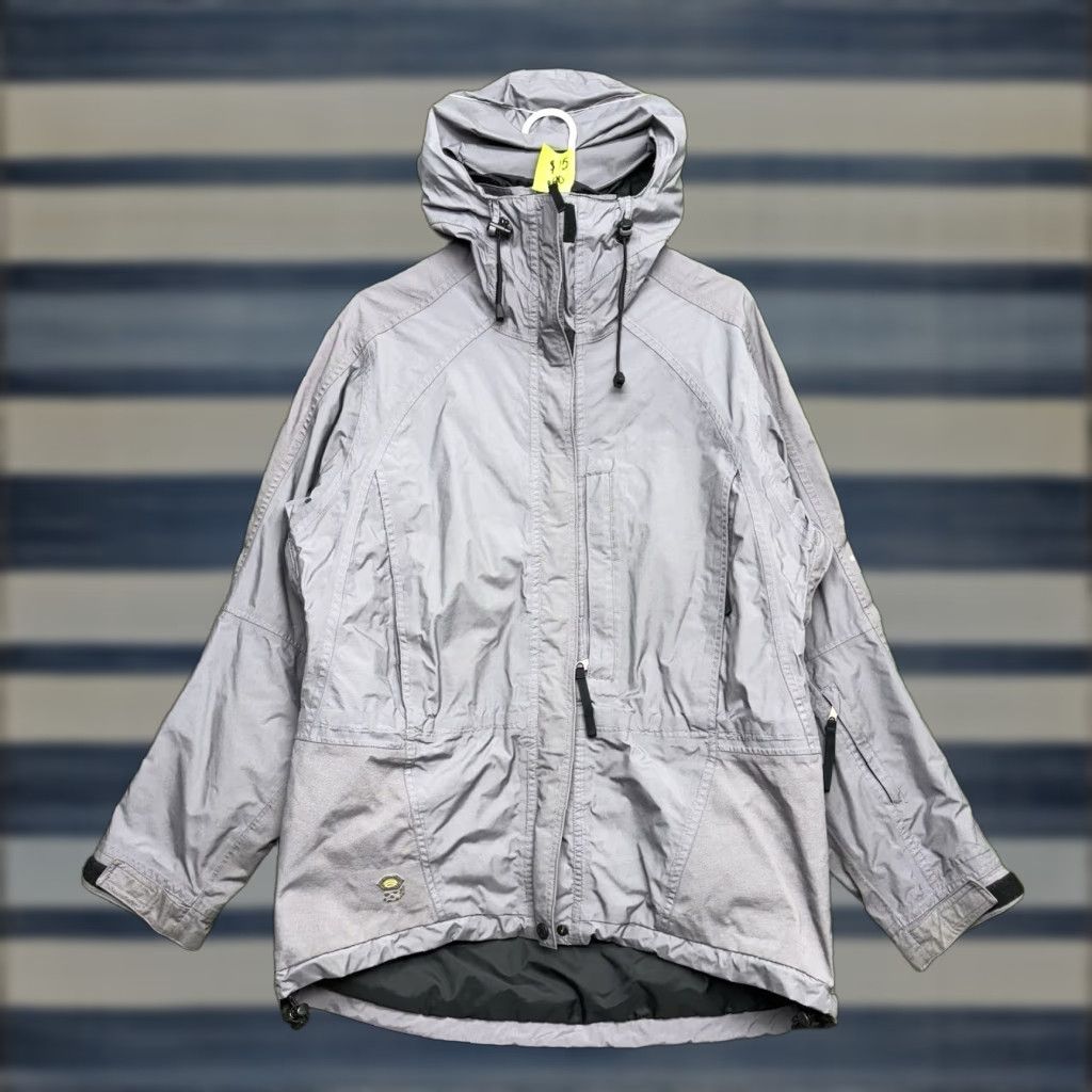 Mountain Hardwear Mountain Hardwear Jacket Womens 10 Gray Hooded Ski Coat Outdoor Conduit Mid-Length Softshell Snow Outdoor Ski Womens Size L / US 10 / IT 46 - 1 Thumbnail
