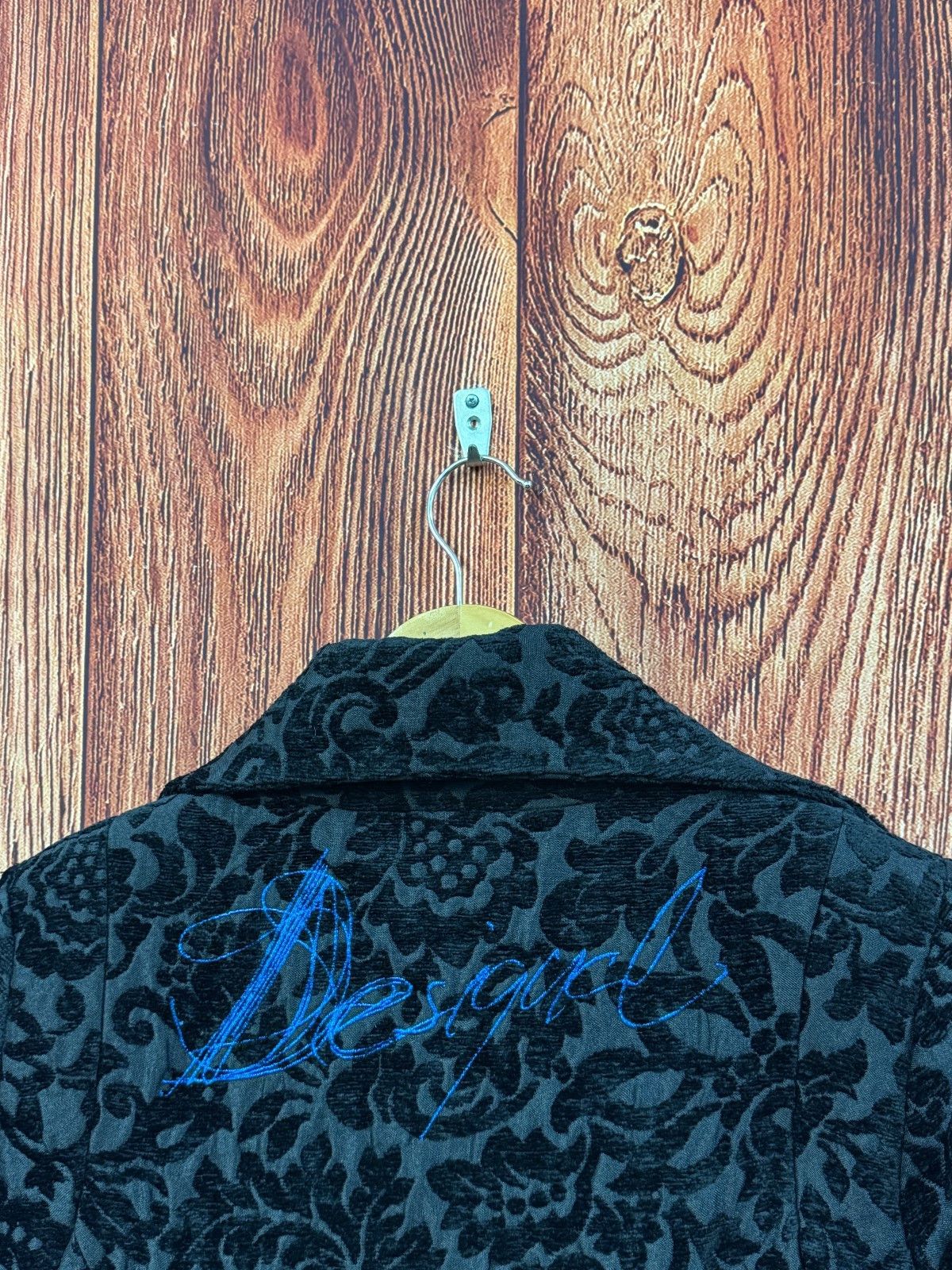Desigual Desigual Wool Printed Black Womens Coat Size S / US 4 / IT 40 - 6 Thumbnail
