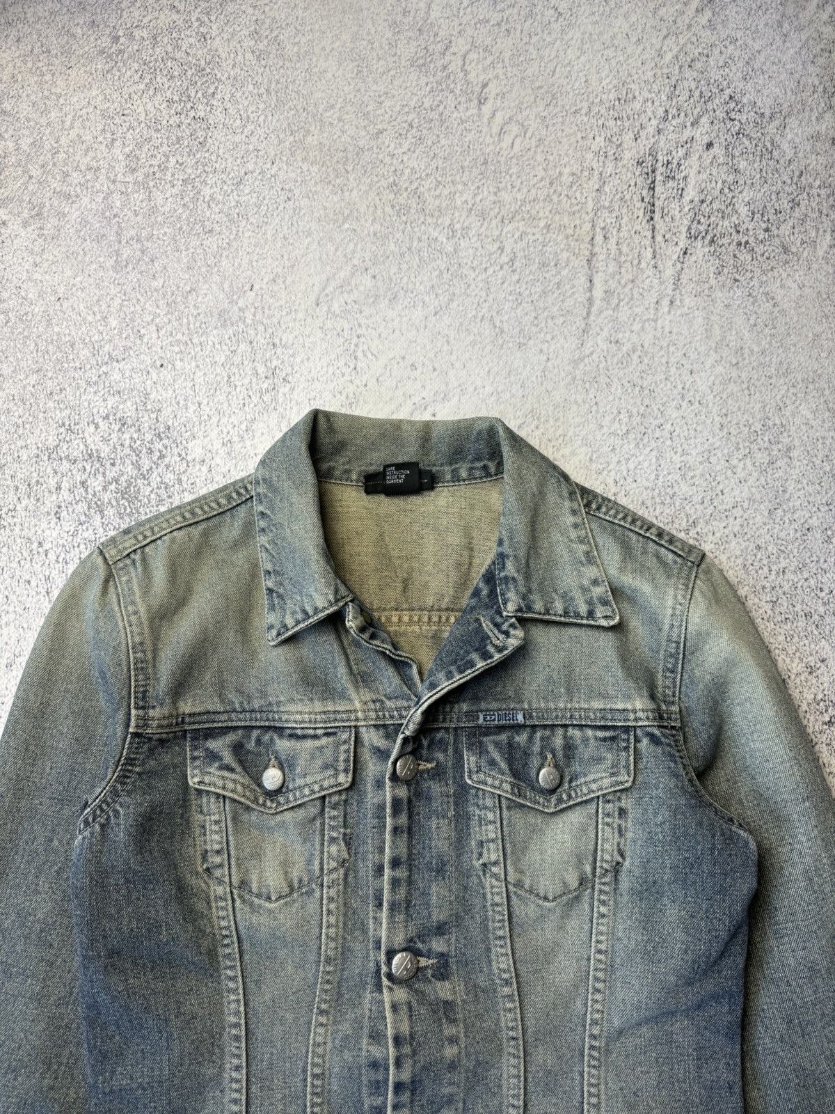 Diesel Vintage Women’s Diesel Denim Jacket Y2K Fabed Size M / US 6-8 / IT 42-44 - 5 Thumbnail