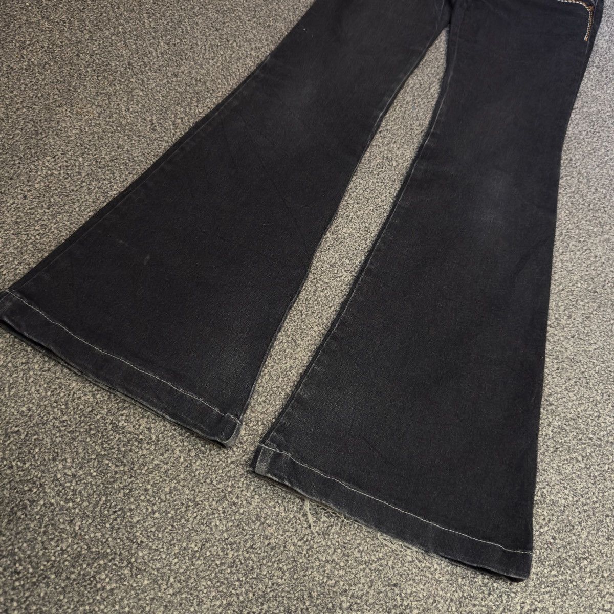 Hysteric Glamour 🔥 Crazy Sick Flared Low Rise Egoist Indigo Denim W30 Size 30" / US 8 / IT 44 - 5 Thumbnail