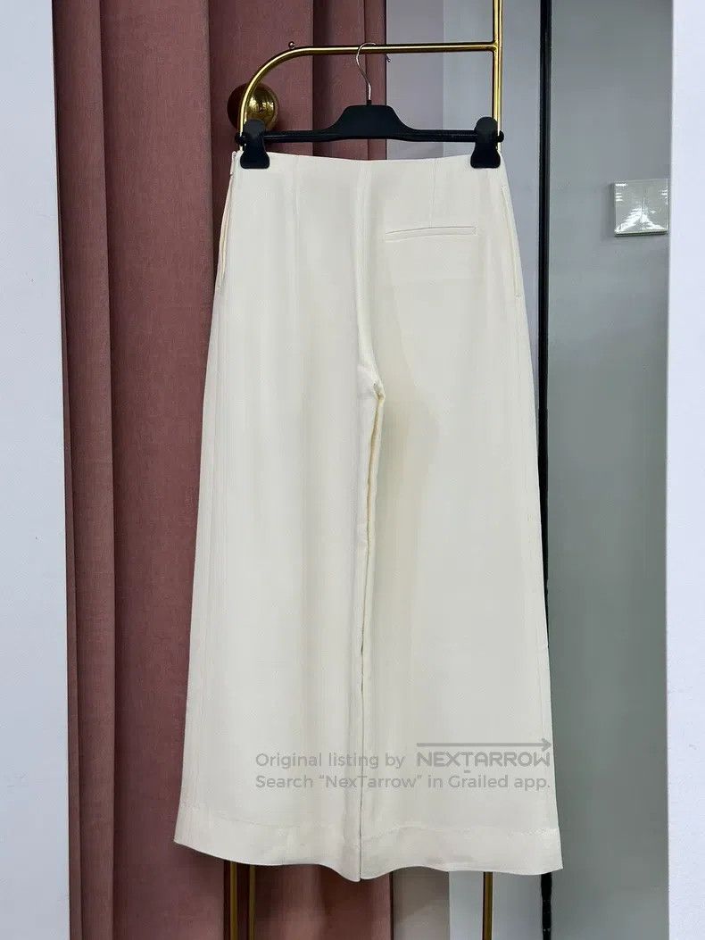 The Row The Row size 0 White wide-leg pants Size 26" / US 2 / IT 38 - 2 Thumbnail