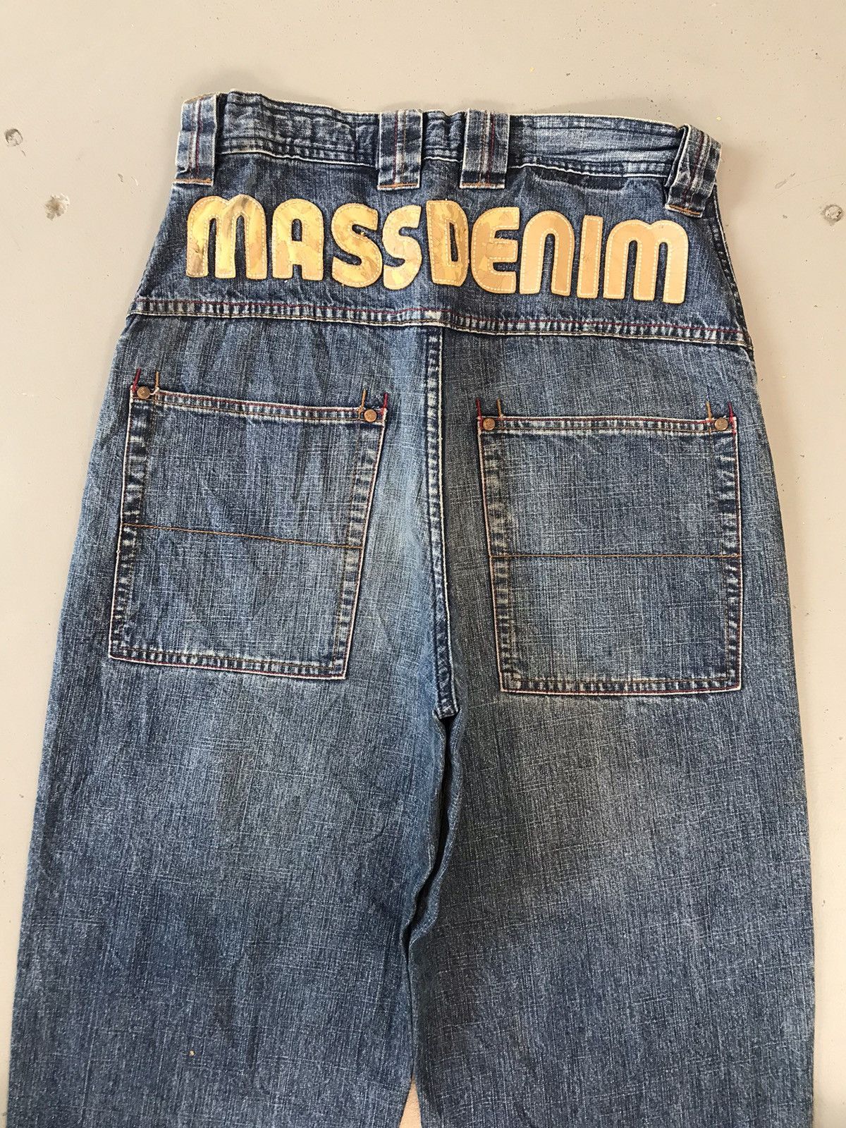 Vintage Mass Y2K Style HipHop Denim Size US 32 / EU 48 - 8 Thumbnail