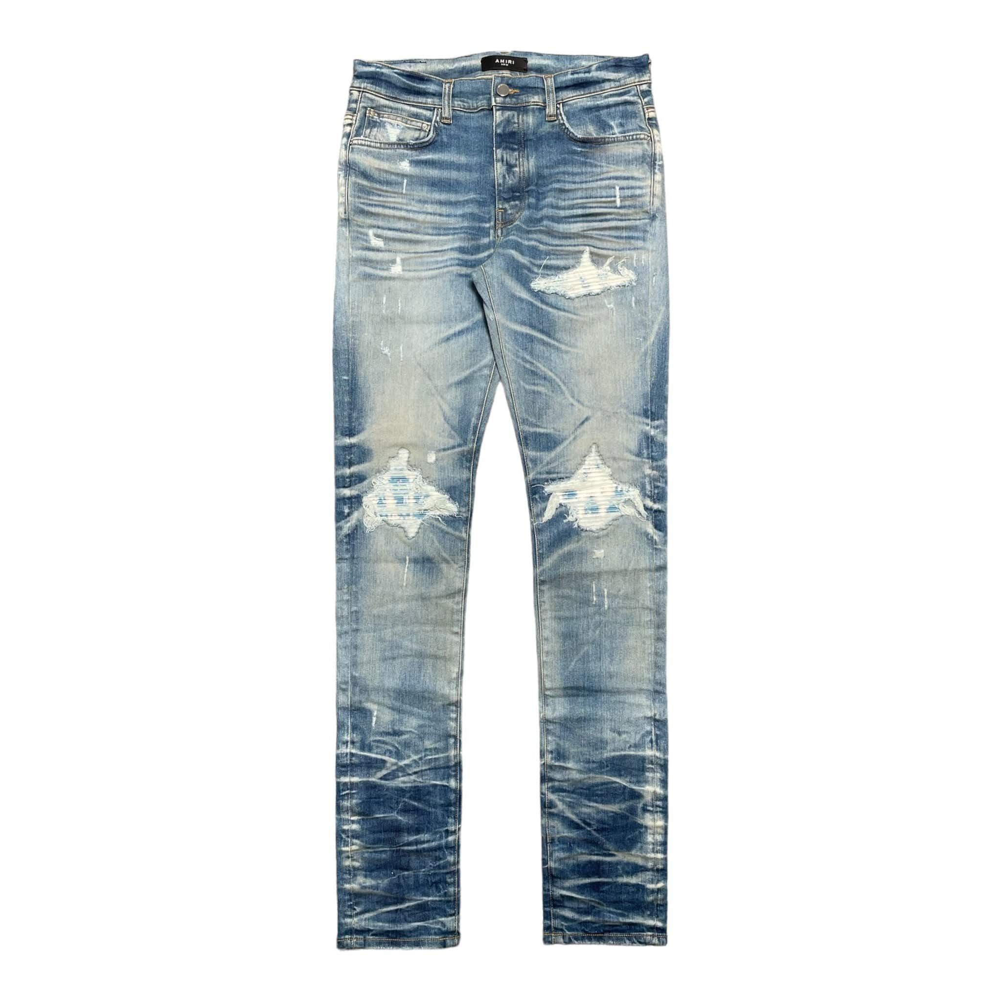 Amiri Amiri MX1 Baby Blue Bandana Jeans Clay Indigo (Amiri Exclusi
