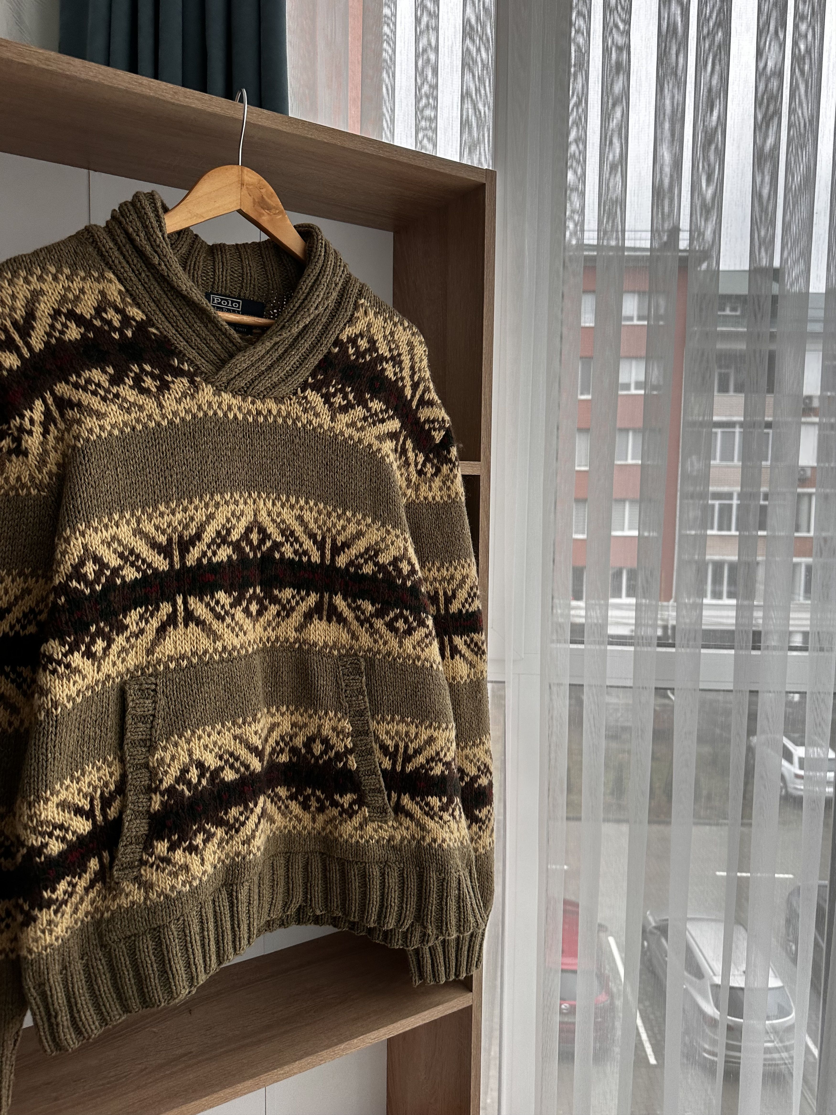 Polo Ralph Lauren Vintage Polo Ralph Lauren RRL Hand Knit Wool Pocket Sweater Size US L / EU 52-54 / 3 - 2 Thumbnail