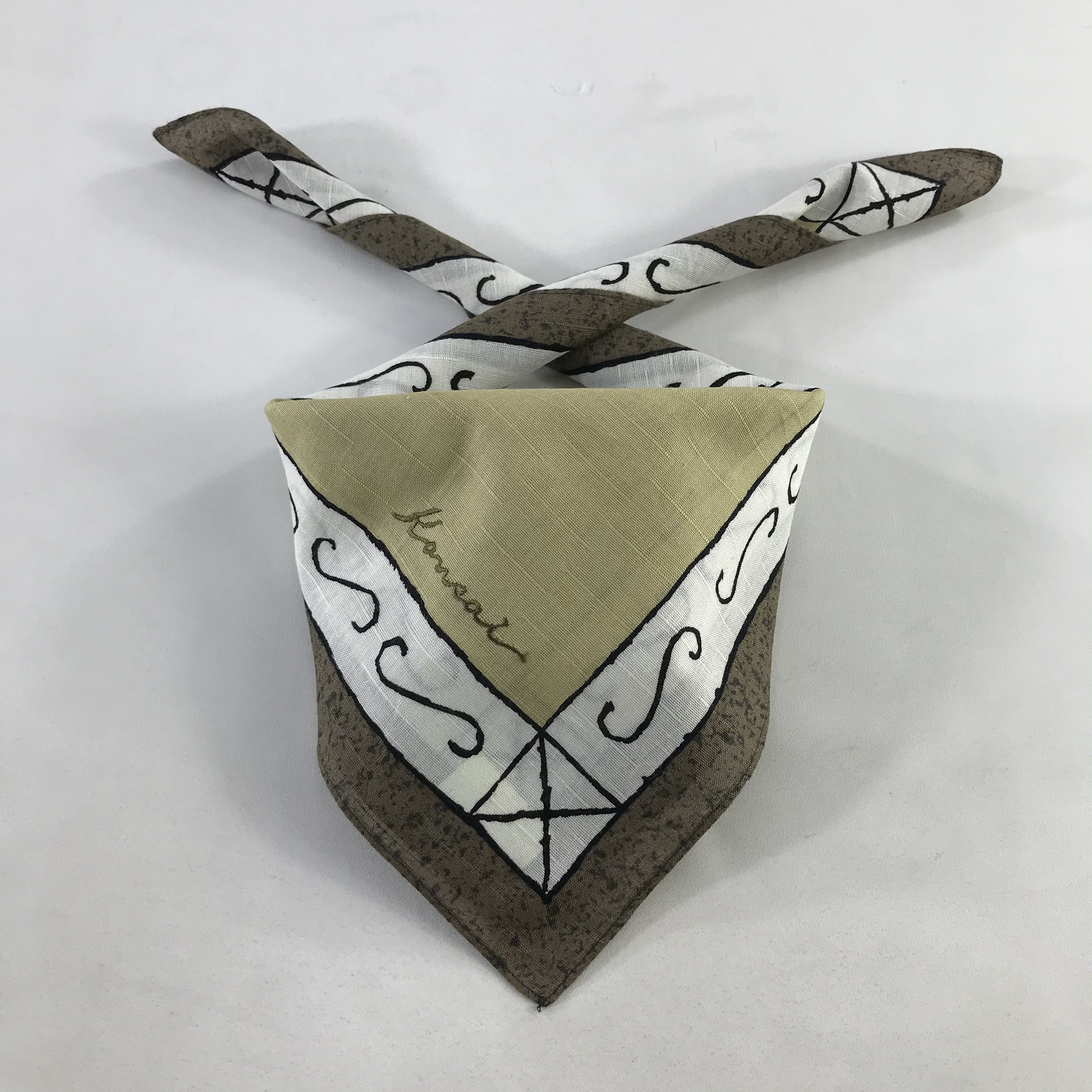 Kansai Yamamoto × Vintage Kansai Yamamoto Bandana / Handkerchief / Neckerchief - S1051 Size ONE SIZE - 3 Thumbnail
