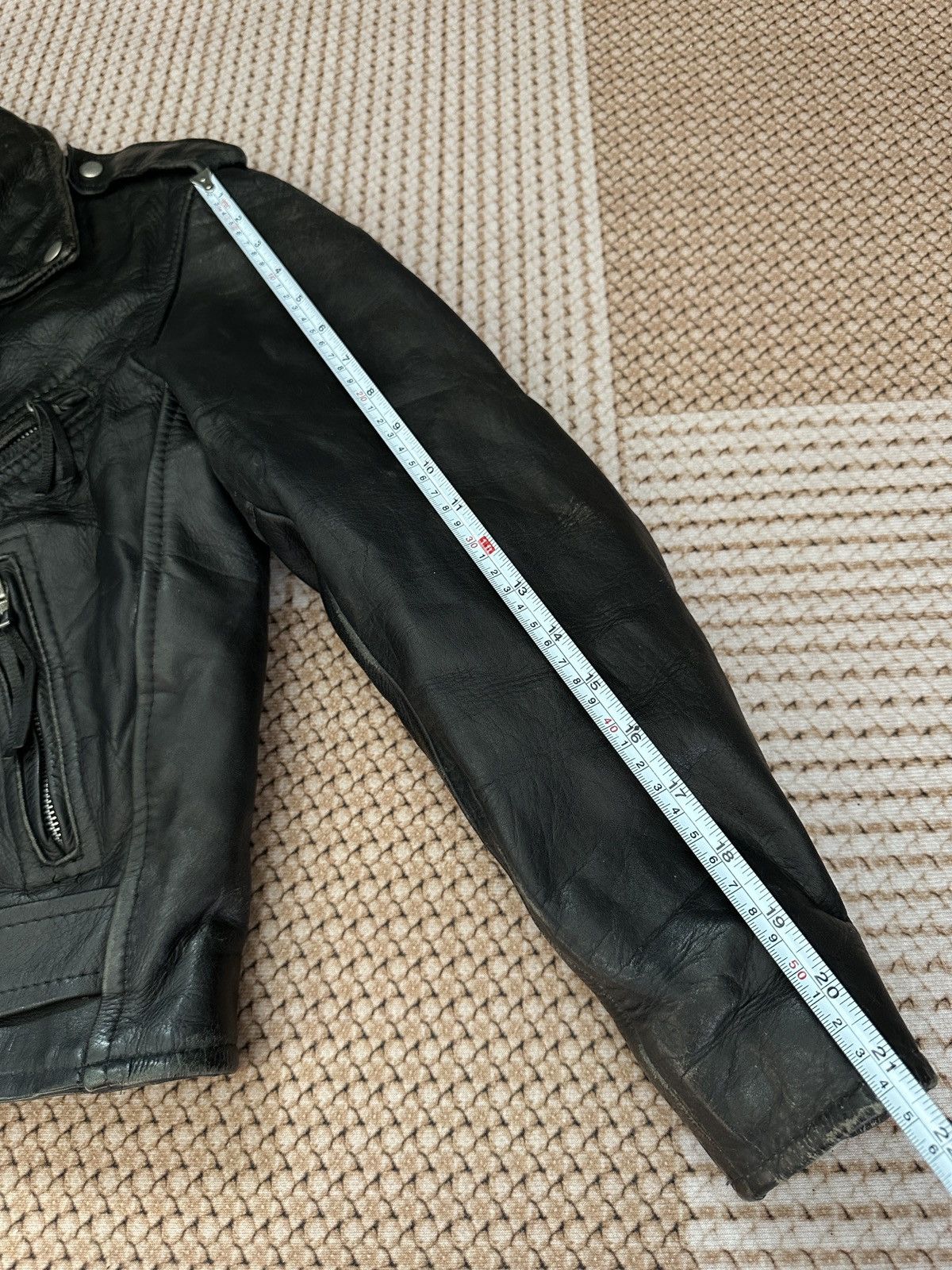 First MFG Co. 1980 First Genuine Leather Double Rider Biker Jacket Size US M / EU 48-50 / 2 - 25 Thumbnail