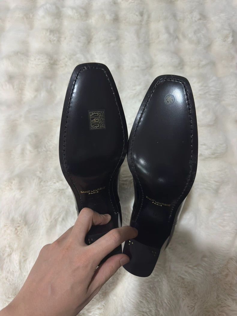Saint Laurent Paris Saint laurent paris Black and gold buckle boots 2506-Nextar Size US 8 / EU 41 - 4 Thumbnail