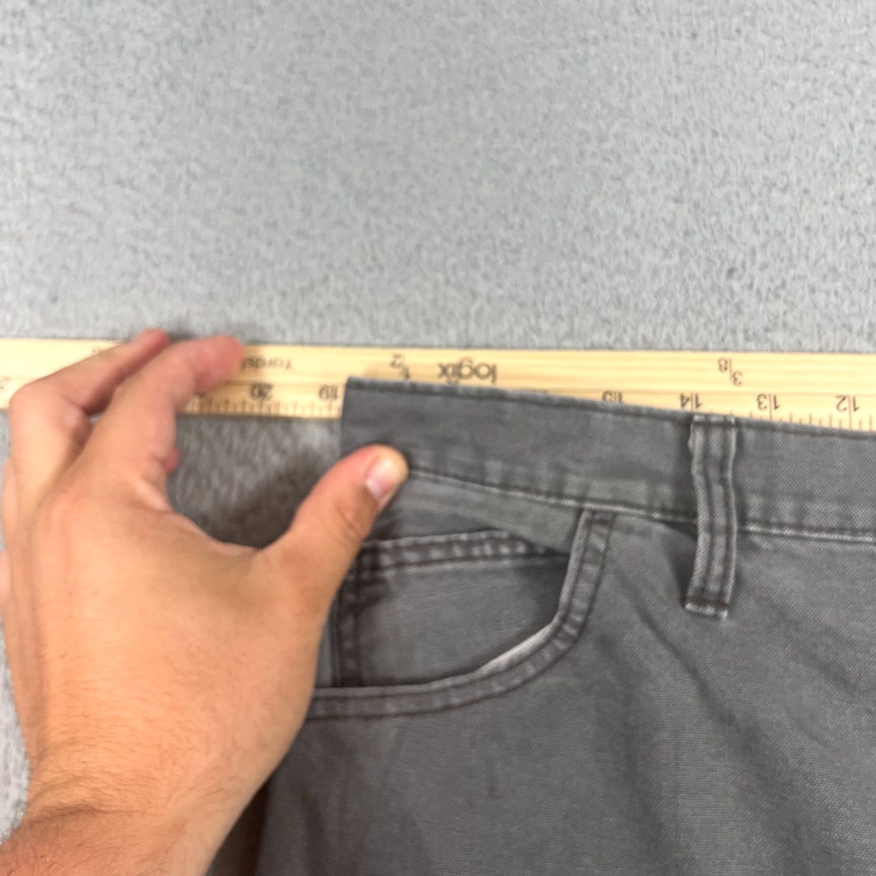 Dickies VINTAGE Dickies Carpenter Pants Men's Size 36x30 Cotton Canvas Gray Workwear Slim Fit Size US 36 / EU 52 - 5 Thumbnail