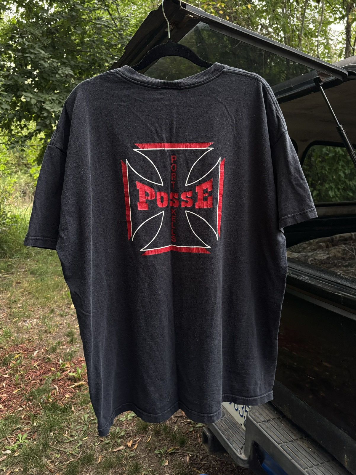 Harley Davidson Vintage faded biker “port kells posse” T shirt Size US XXL / EU 58 / 5 - 1 Thumbnail