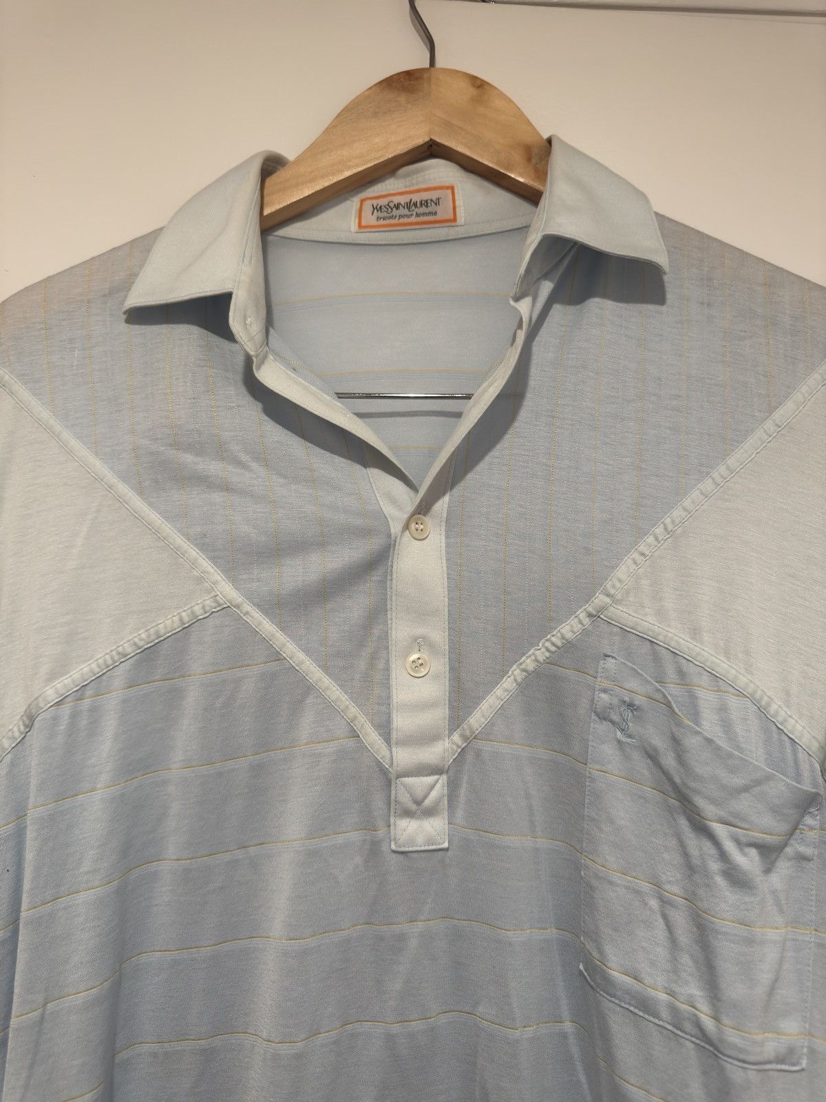 Yves Saint Laurent YSL Polo Shirt x Vintage x Luxury - Yves Saint Laurent Size US S / EU 44-46 / 1 - 1 Thumbnail