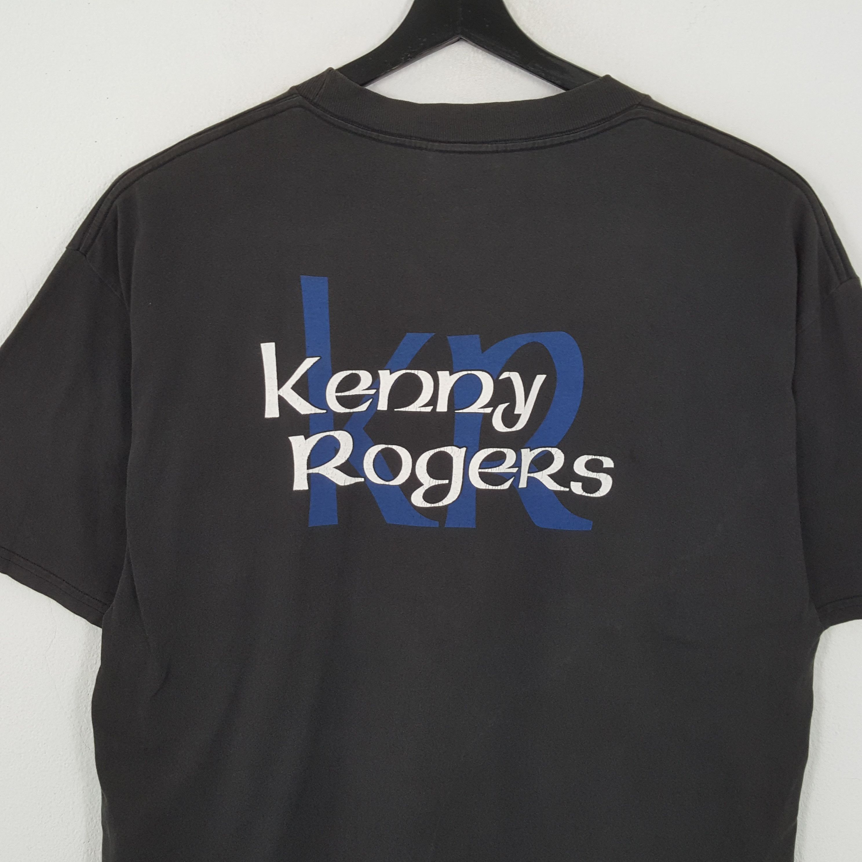 Vintage KENNY ROGERS American Singer Music Vintage Tshirt Size US XL / EU 56 / 4 - 4 Thumbnail