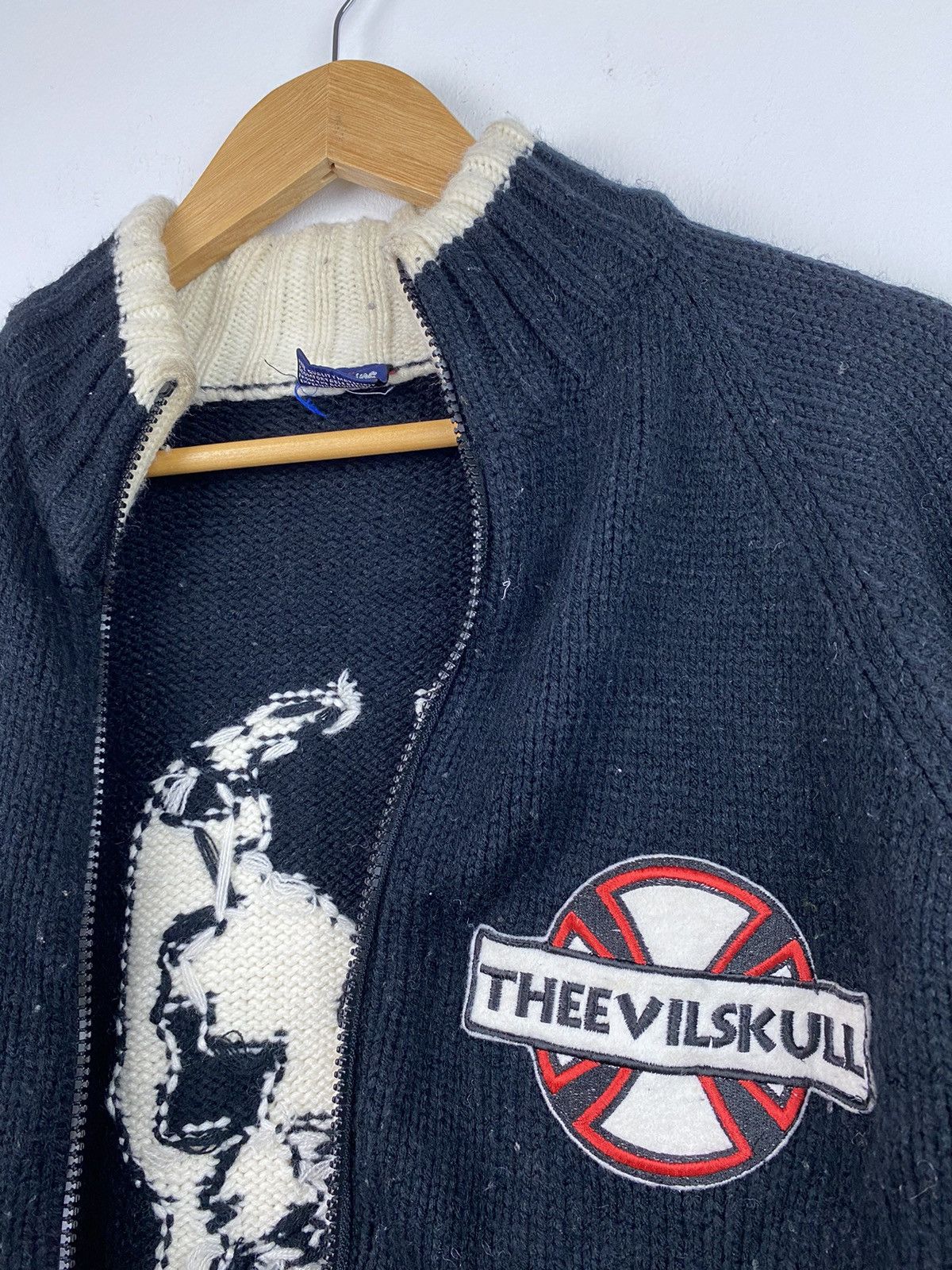 If Six Was Nine The Evil Skull Knitwear Size US M / EU 48-50 / 2 - 5 Thumbnail