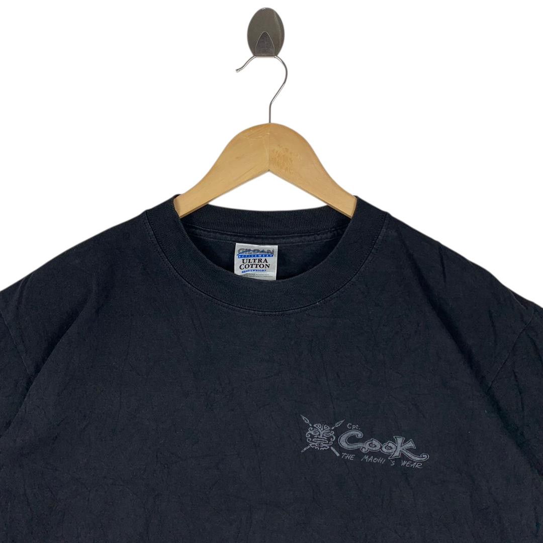 Gildan Vintage 90s Cpt. Cook Tahiti Shark Tee Size US M / EU 48-50 / 2 - 3 Thumbnail