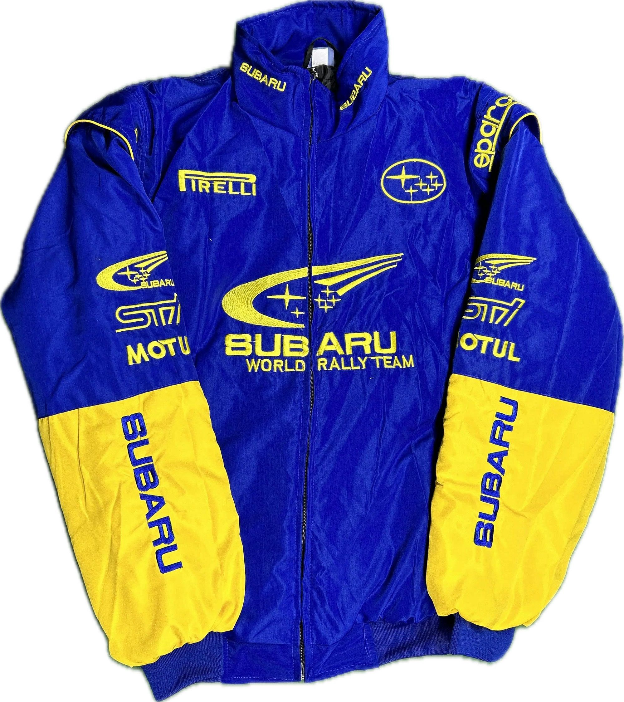 Japanese Brand SUBARU F1 Unisex Adult Racing Jacket Vintage Size US XXL / EU 58 / 5 - 1 Thumbnail