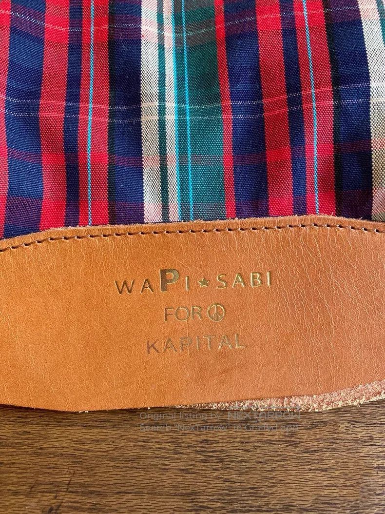 Kapital Kapital Cowhide plaid canvas pelican cross-body shoulder b Size ONE SIZE - 5 Thumbnail