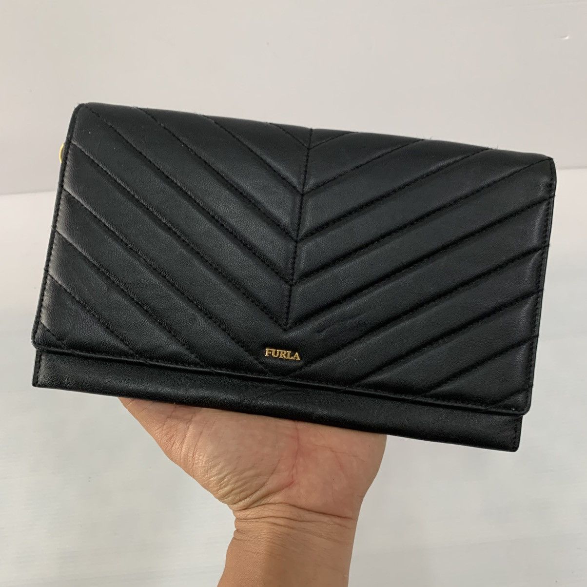 Furla Furla Leather Clutch Bag Size ONE SIZE - 1 Thumbnail
