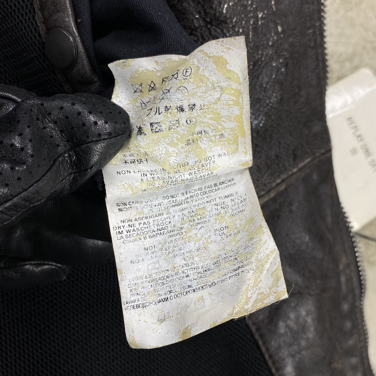 Replay One Off ll Leather Biker Jacket Size US L / EU 52-54 / 3 - 10 Thumbnail