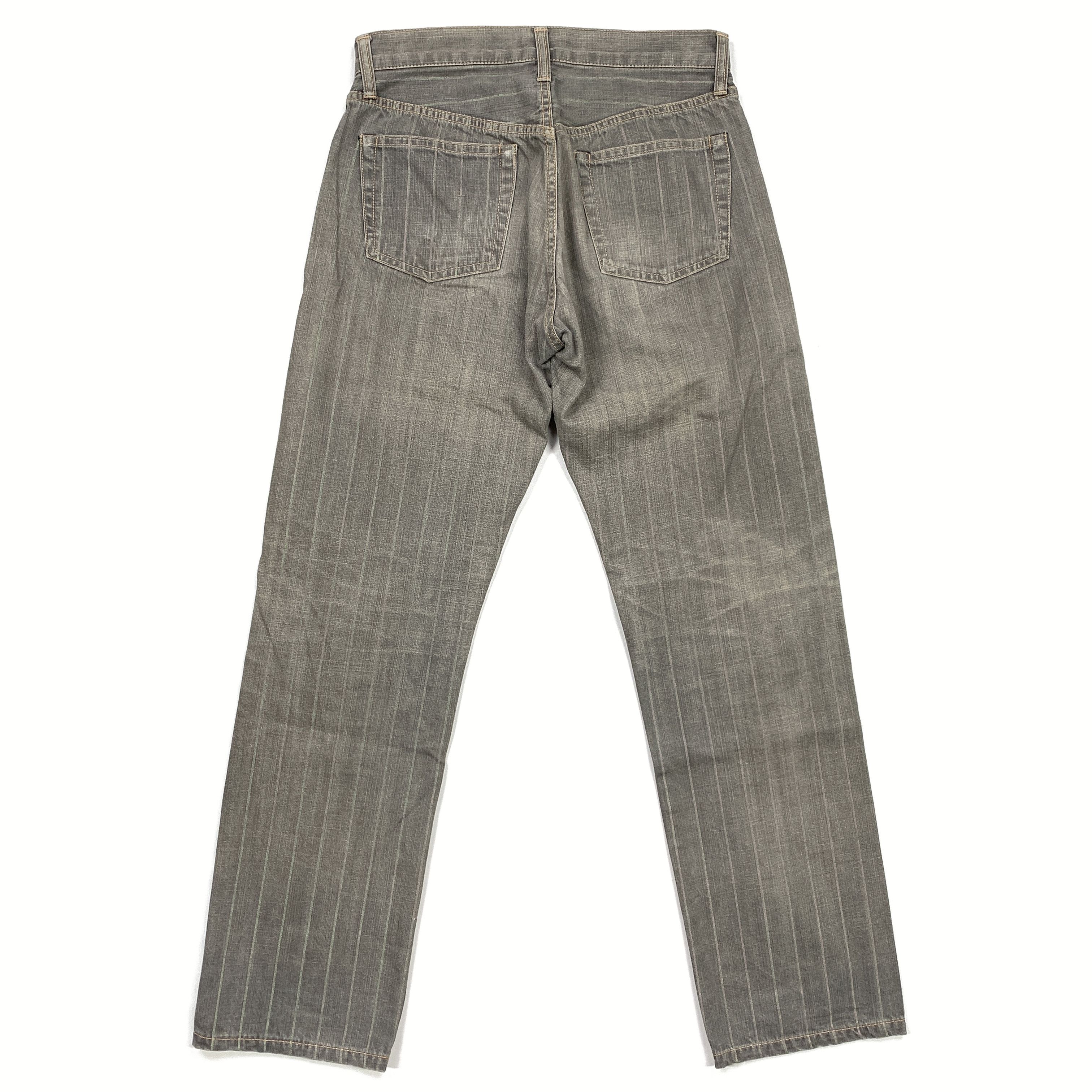Comme des Garcons Homme Plus 2004 Striped / Paisley Denim Jeans Size US 30 / EU 46 - 8 Thumbnail