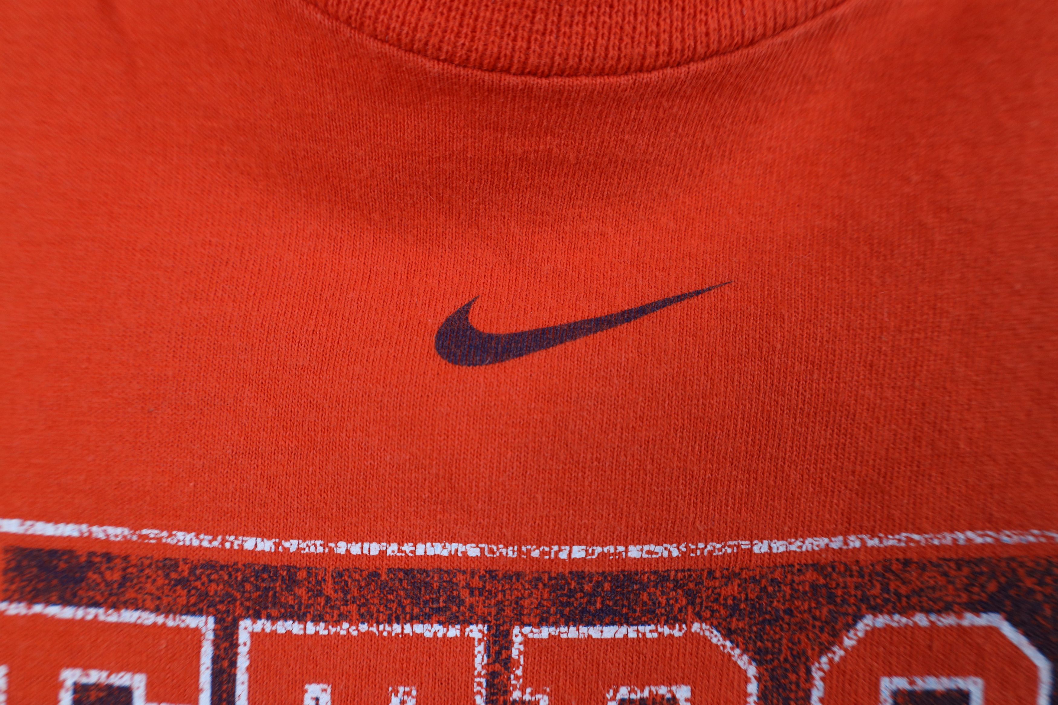 Nike Vintage Y2K Nike Swoosh Detroit Tigers Baseball T-Shirt Size US XL / EU 56 / 4 - 7 Thumbnail