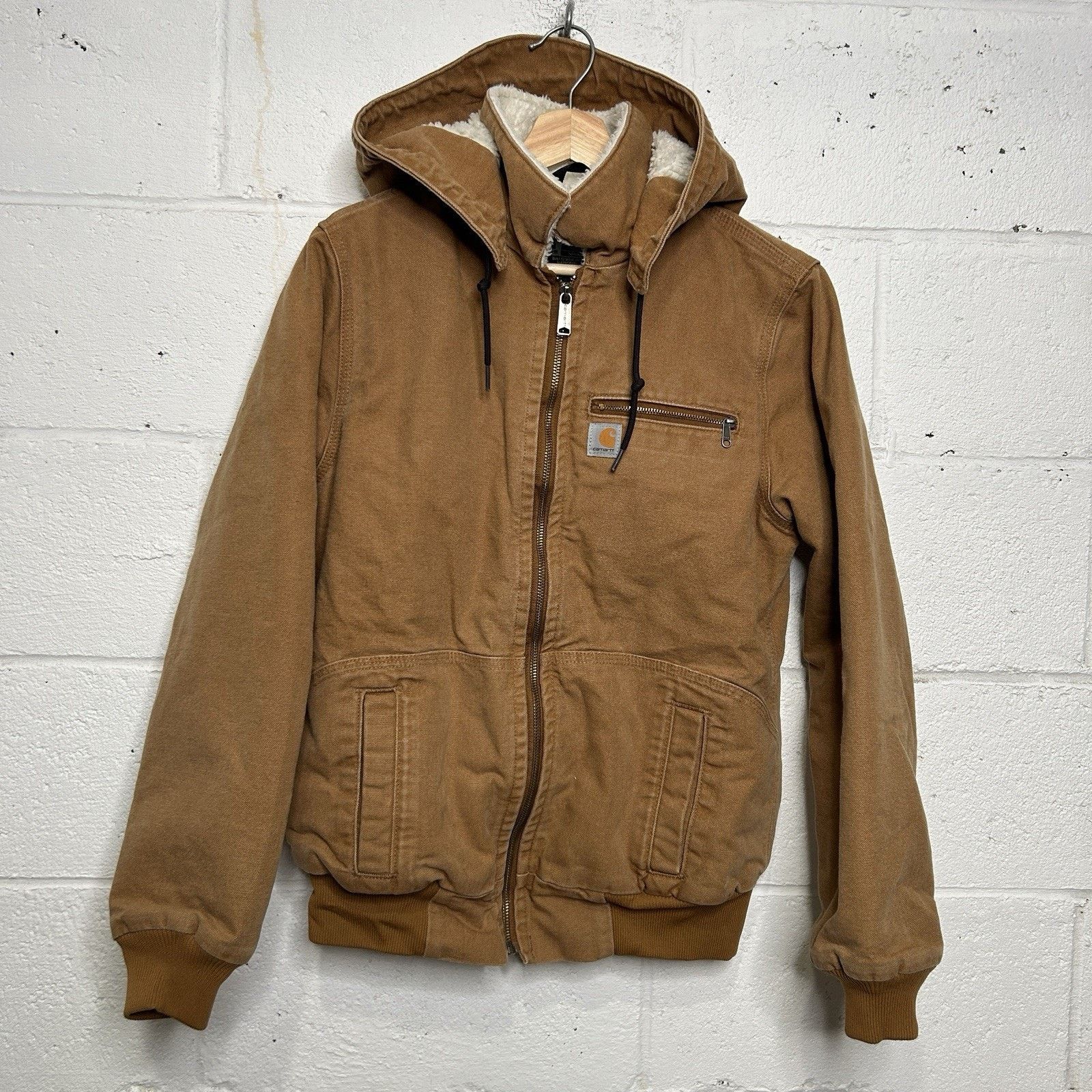 Carhartt Carhartt Sherpa-Lined Wildwood Jacket “Brown” 100815-211 Size US M / EU 48-50 / 2 - 1 Thumbnail