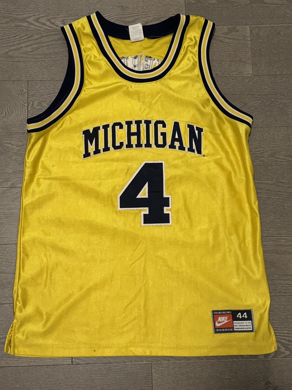 Nike Michigan Wolverines Chris Webber 91-93 College Nike Jersey Size US L / EU 52-54 / 3 - 1 Thumbnail