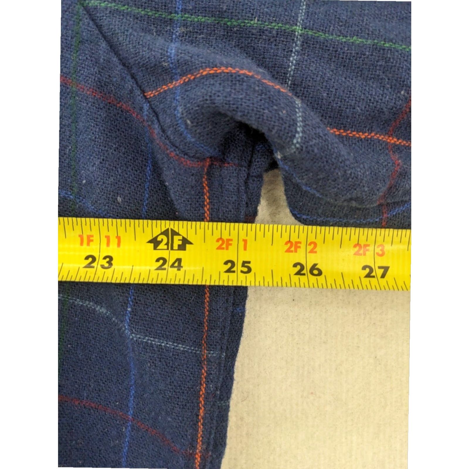 Vintage VINTAGE Fieldmaster Flannel Shirt Adult XL Blue Plaid Long Sleeve Button Up Size US XL / EU 56 / 4 - 4 Thumbnail