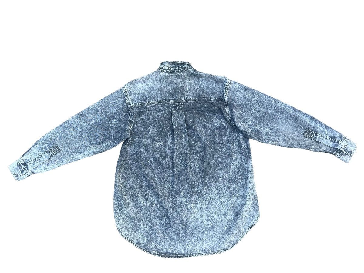 Edwin Vintage Edwin Japan Acid Washed Double Pocket Oversize Shirt Size US M / EU 48-50 / 2 - 2 Thumbnail
