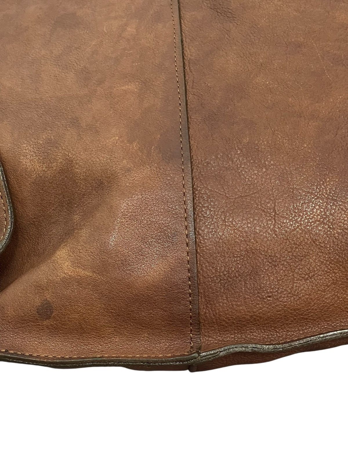 Leather Full Leather Patina Hungry Bum Shoulder Bag 1🟩7 Size ONE SIZE - 8 Thumbnail