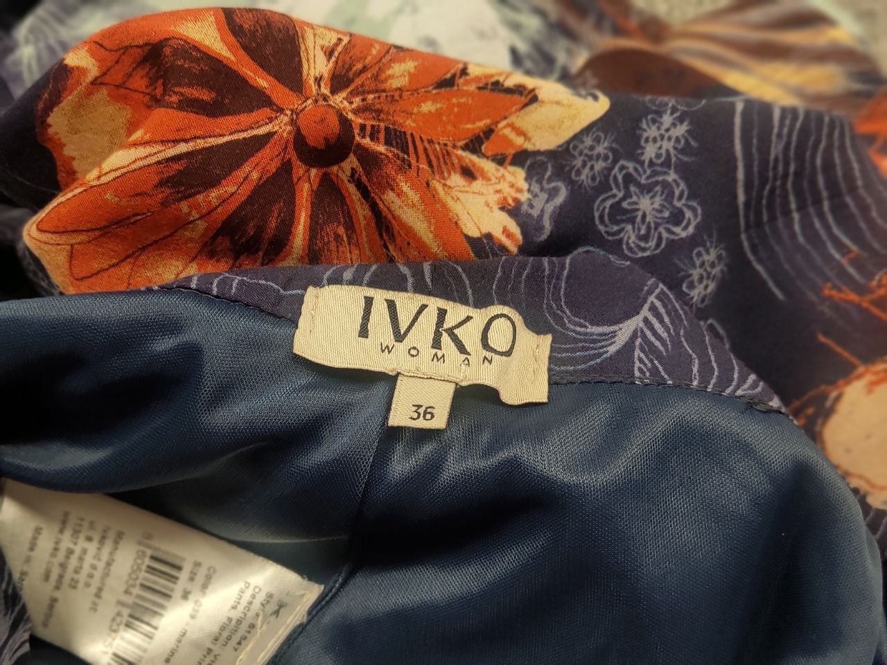 Missoni Ivko Design Floral Print Blue color Trouser Wide Leg Pants Size 36" / US 14 / IT 50 - 12 Thumbnail