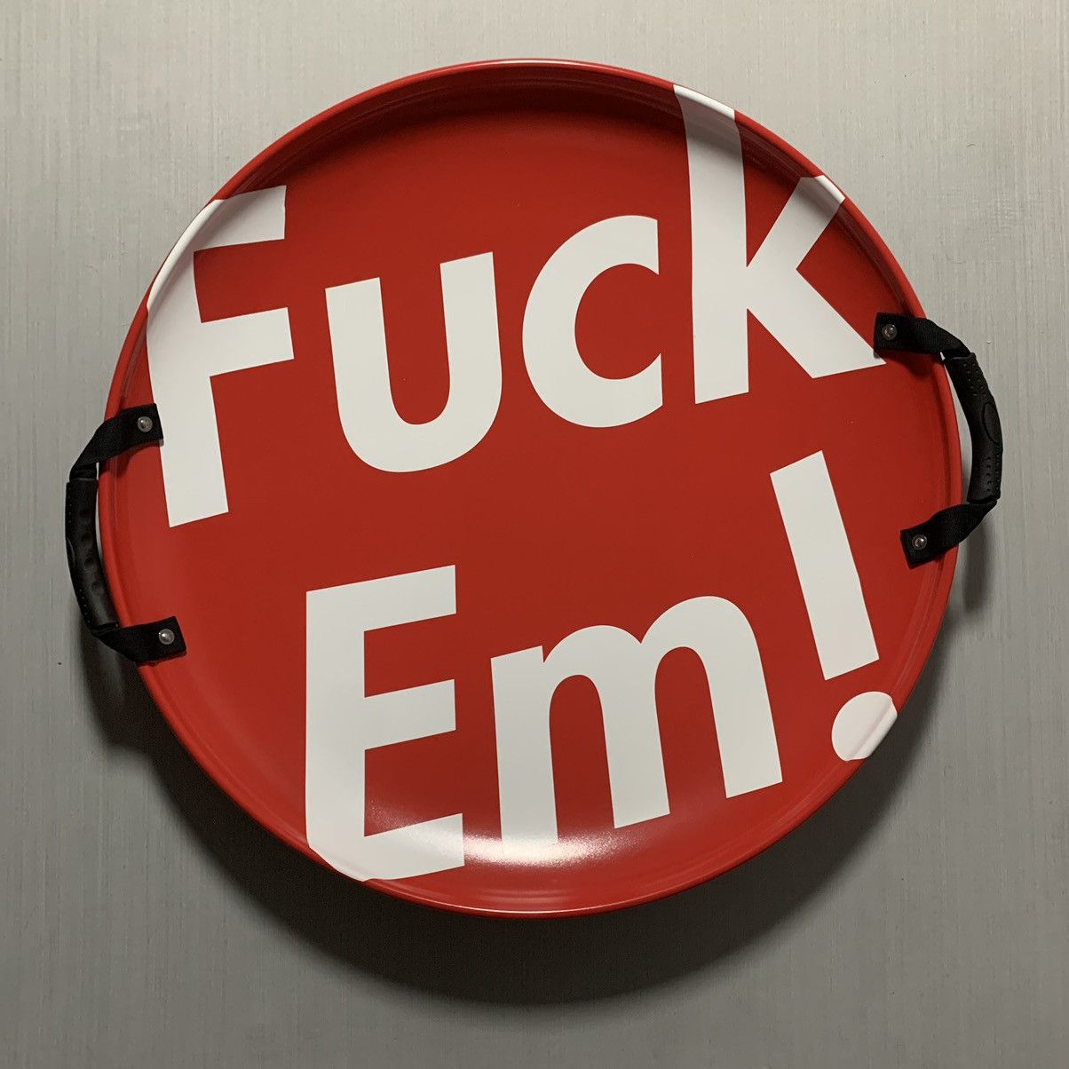 Supreme Supreme Large Fuck Em! Red Sled Size ONE SIZE - 1 Thumbnail