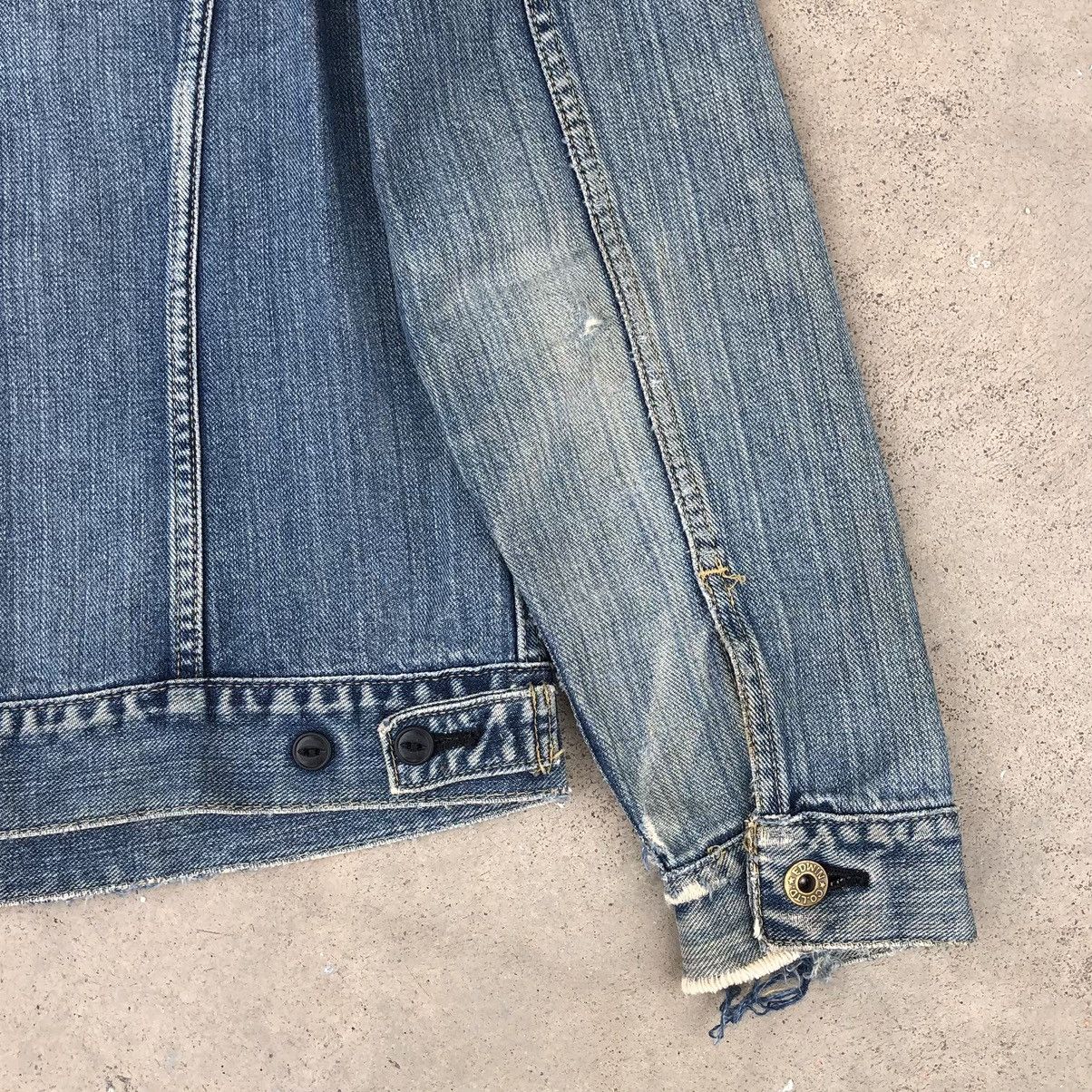 Edwin Vintage Edwin Distressed Denim Jacket Size US M / EU 48-50 / 2 - 5 Thumbnail