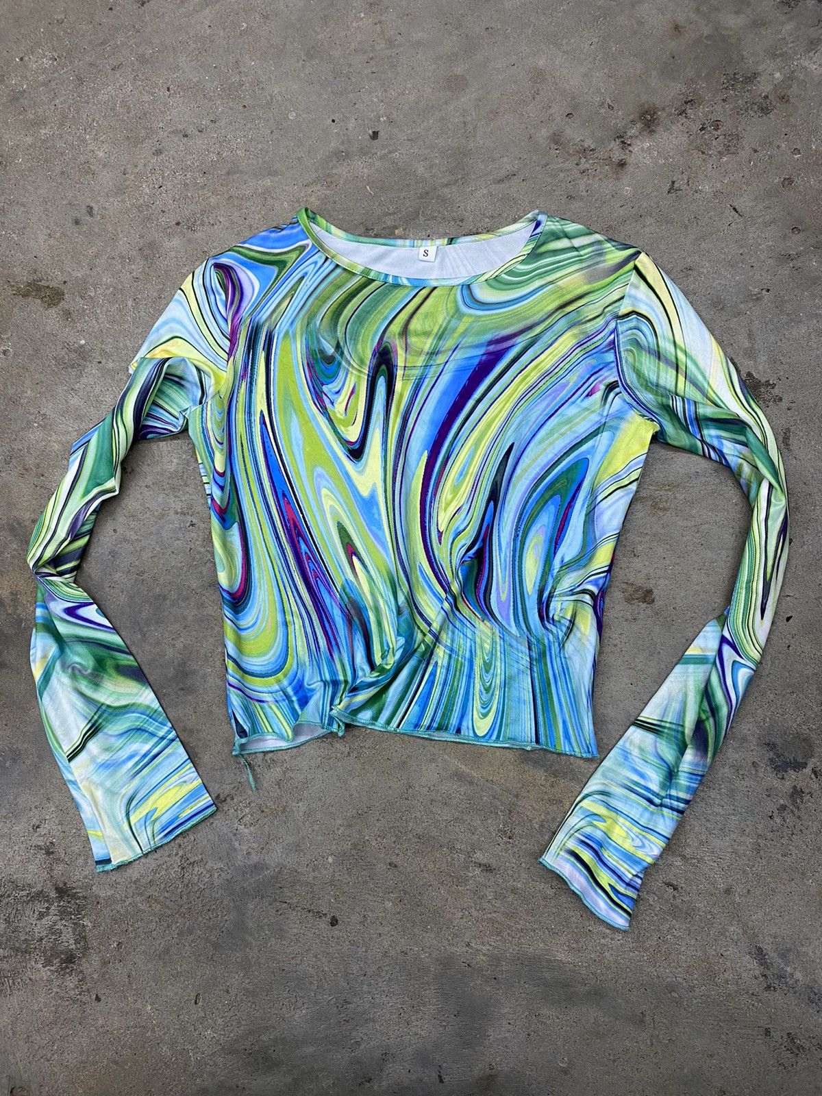 Hysteric Glamour × Japanese Brand JEAN PAUL GAULTIER STYLE meshtop abstract Size S / US 4 / IT 40 - 5 Thumbnail