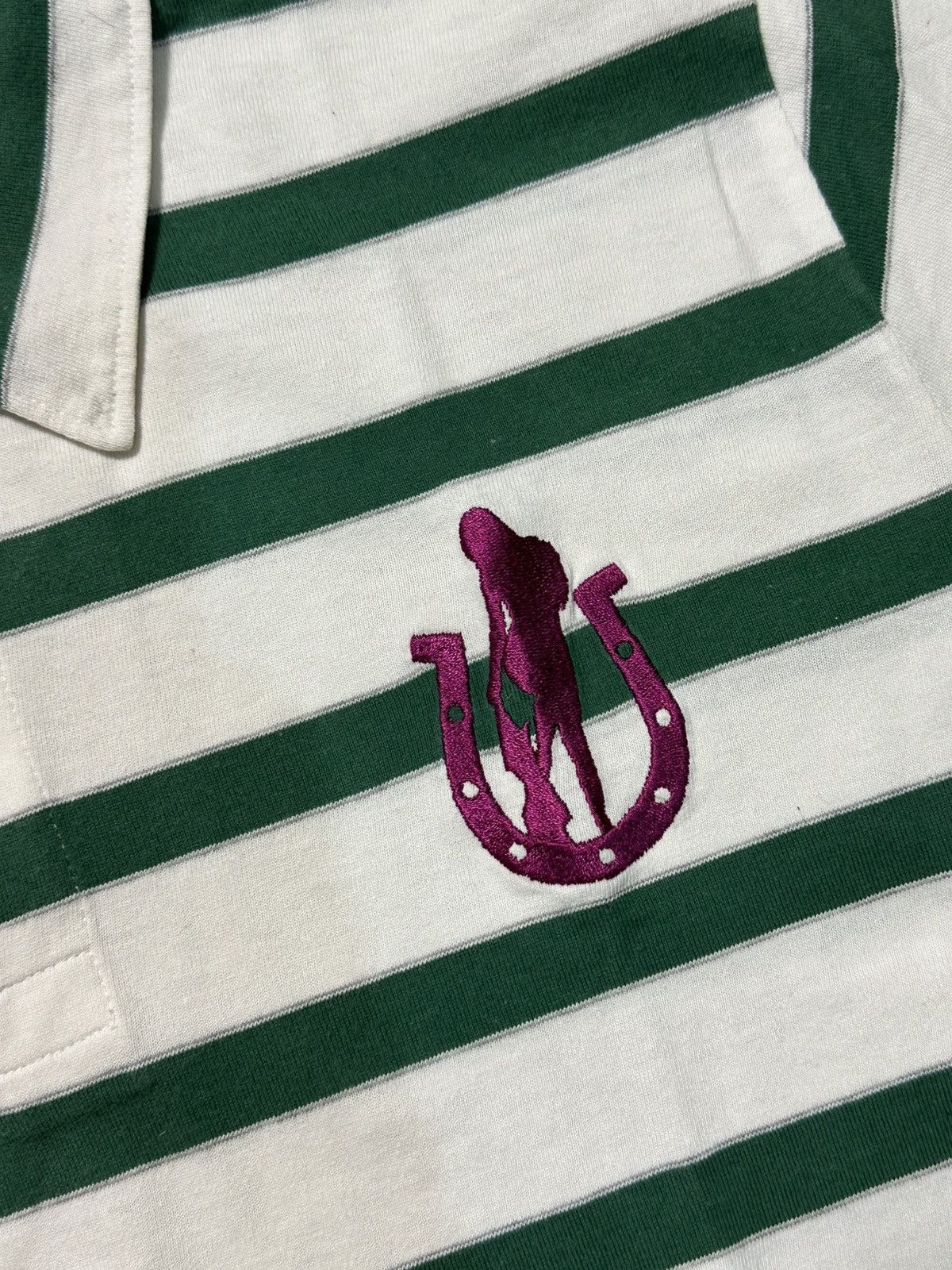 Hysteric Glamour Hysteric Glamour Stipe Polo Shirt Size US L / EU 52-54 / 3 - 4 Thumbnail