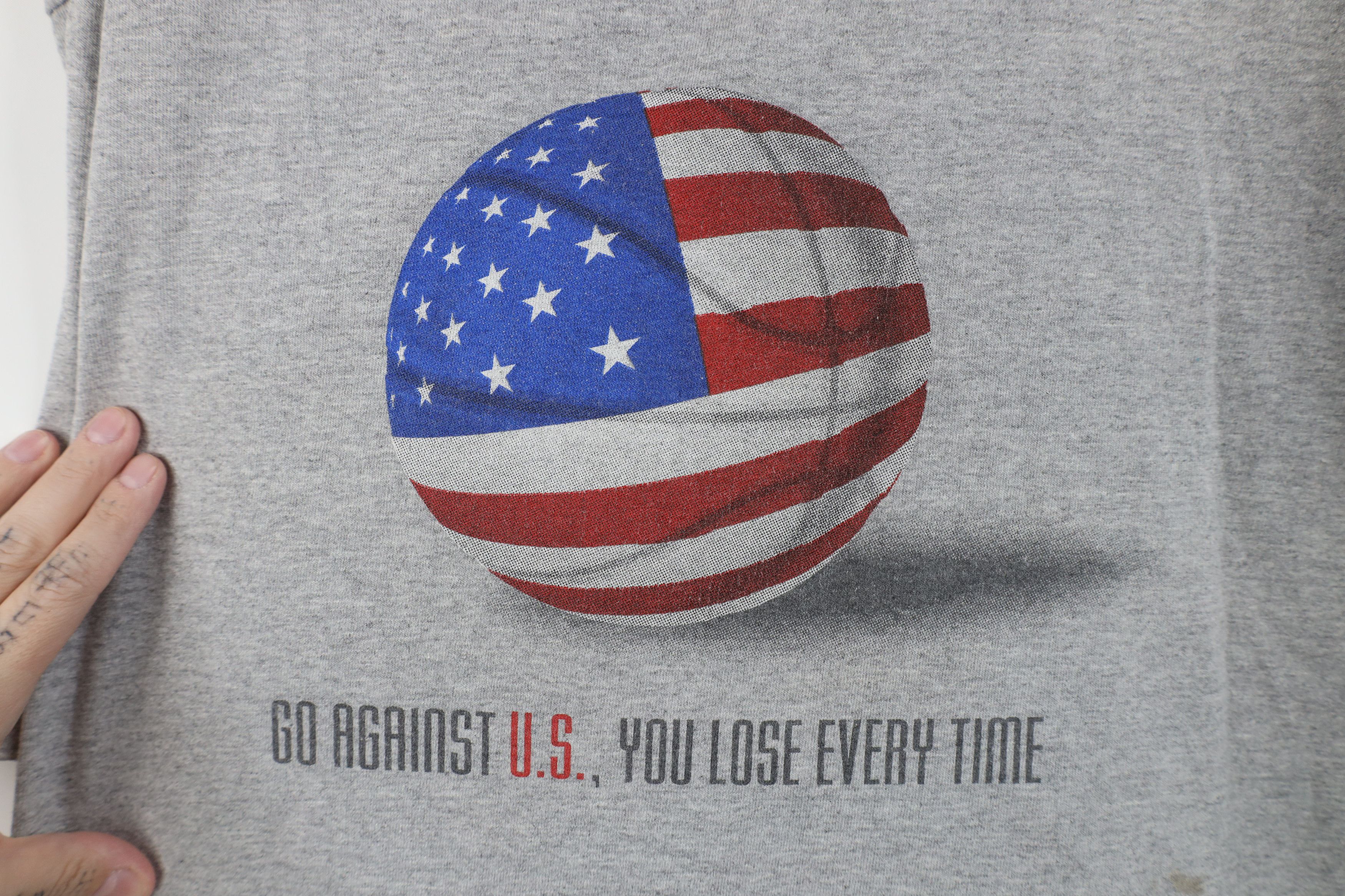 Vintage Vintage Y2K USA Olympics Team USA Basketball T-Shirt Gray Size US XXL / EU 58 / 5 - 4 Thumbnail