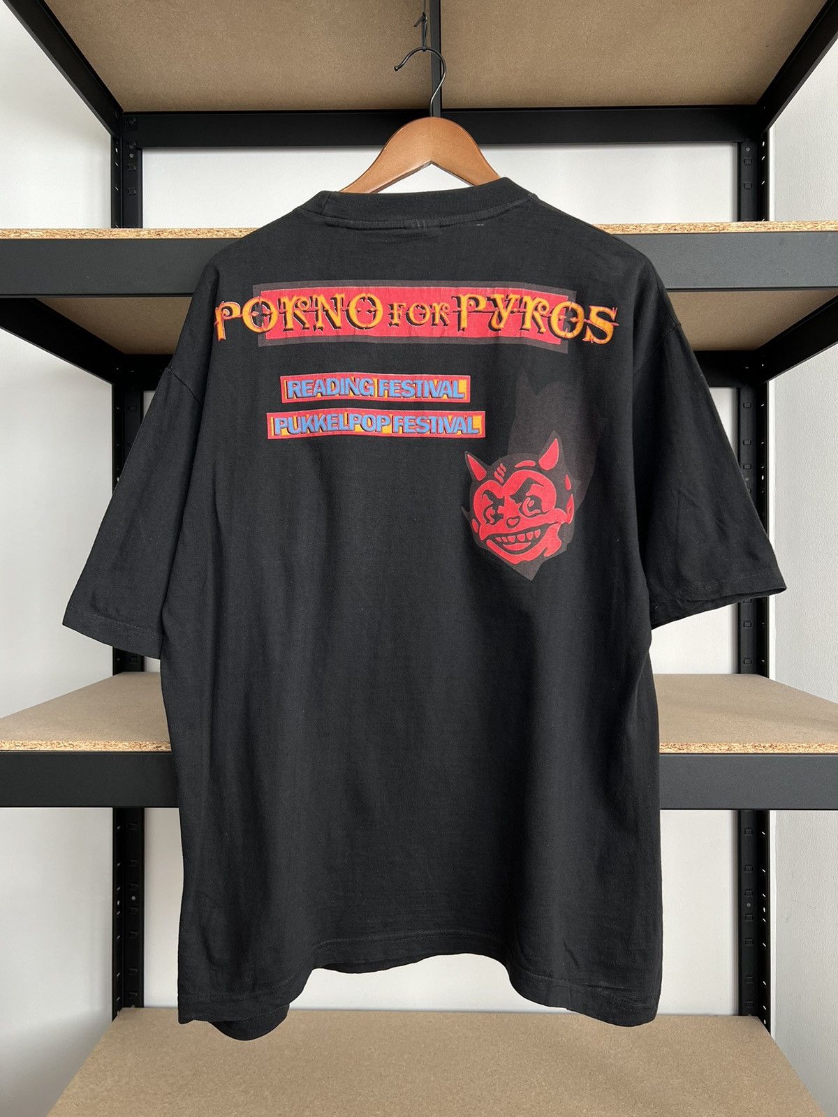 Band Tees Vintage 1993 Porno for Pyros Bon Appetit Reading Festival Size US XL / EU 56 / 4 - 2 Thumbnail