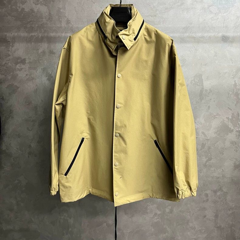 Balenciaga Balenciaga Beige Hooded Long Sleeve Jacket Size US S / EU 44-46 / 1 - 1 Thumbnail