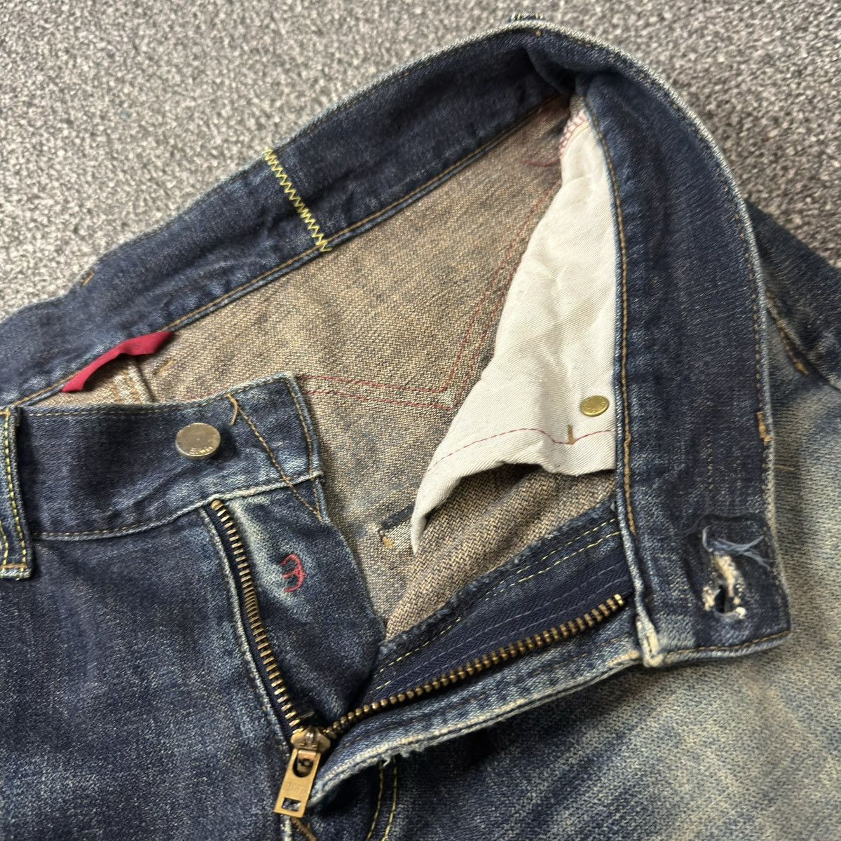 Edwin 🔥🇯🇵 Vintage 90s Edwin 503s Gunny Sack Denim Size US 32 / EU 48 - 10 Thumbnail